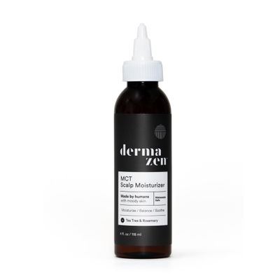 Dermazen Malassezia-Safe MCT Scalp Moisturizer for Men & Women - Natural Treatment for Dry, Flaky Scalp | Tea Tree & Rosemary Essential Oils for Hydration, Itch Relief & Hair Growth Support - 4oz