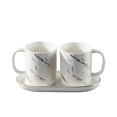 MAKEJ A Pair of Mouthwash Cup Couple Toothbrush Cup Ceramic Home Bathroom Tooth Cup Wash Cup Toothbrush Cup