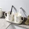 MAKEJ A Pair of Mouthwash Cup Couple Toothbrush Cup Ceramic Home Bathroom Tooth Cup Wash Cup Toothbrush Cup view 2