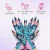 ManiGlovz - The ORIGINAL UPF 50+ UV Light Protective Nail and Gel Manicure Gloves | Anti-UV Fingerless Gloves for Women | Bride's Squad view 2