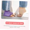 Mikinona 4pairs Cracked Feet Moisturizing Socks for Dry Open Toe Gel Heel Treatment Comfortable -Day Use view 2