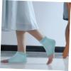 Mikinona 4pairs Cracked Feet Moisturizing Socks for Dry Open Toe Gel Heel Treatment Comfortable -Day Use view 3