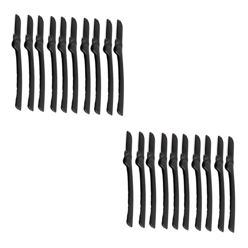 FOMIYES 20pcs Portable Eyebrow Trimming Tool Eyebrow for Grooming and Shaping Lightweight Design for for Home and Travel