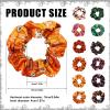 12pcs Halloween Hair Ties, Halloween Hair Scrunchies Pumpkin Skull Bat Hair Ties Elastics Scrunchy Halloween Gifts for Women Girls (12 Styles) view 2