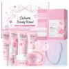 Japan Sakura Skin Care For Kids Set, Kids Skin Care Set For Girls Ages 8-12, Skin Care For Teens 10-12 Gift Set, Girls Skin Care For Kids Age 8-12, Skin Care For Teens 10-12, Japanese Sakura Kit view 1