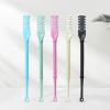2 In 1 Manual Nose Hair Trimmer Ear Pickers For Women Man Nostril Hair Remover Tool Rotating Nasal Hair Cutter view 4