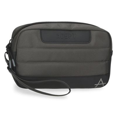 Adept Dmas Schulterrucksack, doppelter Schultergurt, aus Polyester, Verstellbarer Schultergurt fr mehr Komfort., Grey, One Size, Tote Bag