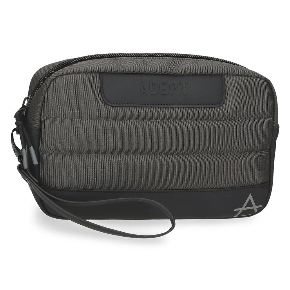 Adept Dmas Schulterrucksack, doppelter Schultergurt, aus Polyester, Verstellbarer Schultergurt fr mehr Komfort., Grey, One Size, Tote Bag