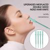 2 In 1 Manual Nose Hair Trimmer Ear Pickers For Women Man Nostril Hair Remover Tool Rotating Nasal Hair Cutter view 2