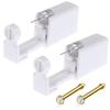 Nose Piercing Gun Kit - 6Pcs Self Nose Piercing Kit Unit Disposable Nose Piercing Gun Including 2Packs Noses Piercing Gun with 2Pcs Built-in Nose Studs and 2Pc Clean Tools for Nose Cartilage Tragus Helix Piercing Kit(Gold) view 1