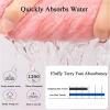 Generic New Super Absorbent Hair Towel Wrap for Wet Hair, Microfiber Hair Towel Wrap, Wet Hair Towel Wrap for Women, Quick-Drying Thickened Soft Bow Tie Hair Towel Wrap Dry Turban (Red), 78784521 view 3