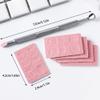 180 Grit Sandpaper Sheets Dual Ended Nail Cuticle Pusher Cuticle Cutter Self-Adhesive Sandpaper for Keratinizer Slant Heads Nail Art Pre Polishing Sandpaper Nail and Foot Salon Home Sandpaper view 2