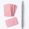 180 Grit Sandpaper Sheets Dual Ended Nail Cuticle Pusher Cuticle Cutter Self-Adhesive Sandpaper for Keratinizer Slant Heads Nail Art Pre Polishing Sandpaper Nail and Foot Salon Home Sandpaper view 3