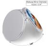 NWTRJ Travel Makeup Mirror Portable Folding Cosmetic Compact Mirror Camel Mini Pocket Mirror for Purses with 2 X 1x Magnification, Style view 2