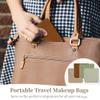 15 Pcs Lambskip Small Makeup Bags, No Zipper Cosmetic Bags, Pocket Waterproof Pu Leather Makeup Bags, Pouches For Portable Travel Mini Cosmetic, Headphones Jewelry view 2