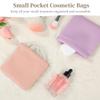 15 Pcs Lambskip Small Makeup Bags, No Zipper Cosmetic Bags, Pocket Waterproof Pu Leather Makeup Bags, Pouches For Portable Travel Mini Cosmetic, Headphones Jewelry view 3