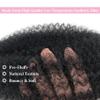 10INCH Afro Twist Hair 3packs Kinky Twist Marley Braiding Hair Natural Black Spring Twist Hair for Soft Locs Kinky Braiding Hair Extensions for Women (1B#, 10Inch(Pack of 3)) view 4