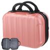 Chewtoyo Hard Shell Small Abs Travel Makeup Portability Organizer Case with Luggage Bussiness in Suitcase, Cosmetic Carrying Travel Hand with Elastic Elastic Suitcase Business Elastic Hand Band view 1