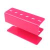 Acrylic Storage Rack, 6-hole Durable Tweezers Display Stand, Eyelash Extension Tweezers Makeup Tool,Eyelash Extensions Supplies Acrylic Display Stand Salon (Rose red) view 1