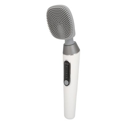 XHTLLO Electric Body Brush, Electric Bath Brush Back Scrubber, Multi Functional Exfoliating Standing Handle Back Brush with USB Charging for Deep Cleaning and Massage