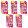 XMicro Pink Razors For Women, 1 Razor, 7 Blade Refills With German Stainless Steel, Lubricated With Vitamin E, Aloe For Smooth Shave, Shields Against Irritation (Pack of 5) | 35 Blade Included view 1