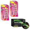 XMicro Pink Razors For Women, 1 Razor, 7 Blade Refills With German Stainless Steel, Lubricated With Vitamin E, Aloe For Smooth Shave (Pack of 2) + XMicro Shaving Cream FREE view 1