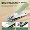 at Traders Stainless Steel Nail Clipper Travel Grooming Kit  18-Piece Manicure & Pedicure Set, Professional Quality, Portable, Complete Grooming Essentials for Men & Women (Mint Green) view 2