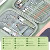 at Traders Stainless Steel Nail Clipper Travel Grooming Kit  18-Piece Manicure & Pedicure Set, Professional Quality, Portable, Complete Grooming Essentials for Men & Women (Mint Green) view 4