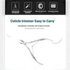 2 Pcs Professional cuticle trimmer, Cuticle Nippers Cuticle Cutter  Stainless Steel Cuticle Nippers with Pointed Blades  Essential Nail Tools for Manicure and Pedicure view 4