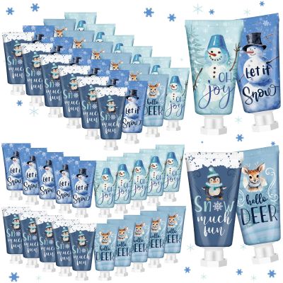 Dansib 48 Winter Hand Cream Bulk Winter Holiday Hand Lotion Party Gifts for Women Moisturizing Cracked Care Scented Lotion 1.1 Fl oz Travel Size Dry Skin Xmas Stocking Stuffers Men Coworkers