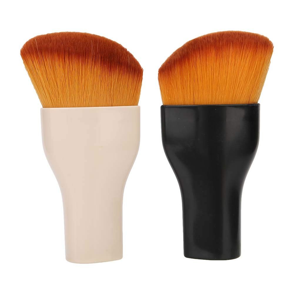 Tyenaza 2Pcs Cosmetic Brush, Soft Dense Hair Loose Powder Blush Brush Makeup Tool