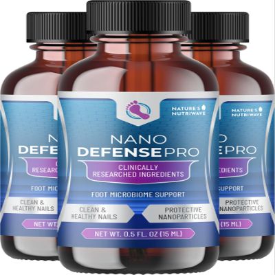 NanoDefense Pro - Original Formulated Toenail Treatment Drops, Extra Strength Nail Repair Solution for Toe Nails, Support healthy Skin & Nails -100% Natural - 3 Month Supply