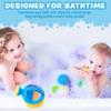 Tub Works Magical Kids Bubble Bath, Variety 12 Pack | Creates Colorful Water & Tons of Foam Bath Bubbles | Nontoxic | Character-Themed Bubble Bath for Kids | Pink, Purple & Teal Bath Colors view 2