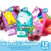 Tub Works Magical Kids Bubble Bath, Variety 12 Pack | Creates Colorful Water & Tons of Foam Bath Bubbles | Nontoxic | Character-Themed Bubble Bath for Kids | Pink, Purple & Teal Bath Colors view 4