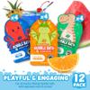 Tub Works Magical Kids Bubble Bath, Variety 12 Pack | Creates Colorful Water & Tons of Bath Bubbles | Nontoxic | Character-Themed Bubble Bath for Kids | Green, Blue & Orange Bath Colors view 4