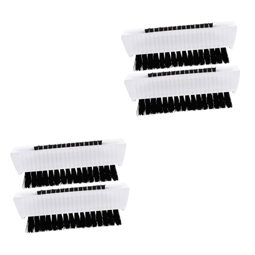 BIUDECO 4pcs Home Nail Brush Soft Stiff Bristles for Cleaning Fingernails Ergonomic Design for Daily Use for Home