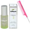 yper Niltiqu Formula Nail Protein Treatment - Nail Booster for Harder Healthier Nails (w/SIeekshop Pink Comb) (FORMULA 3 (1/2 oz | 0.5 oz)) view 1