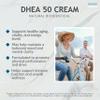 DHEA Cream 50mg for Women and Men, Maximum Strength Natural DHEA Cosmetic Formulation for Skin Hydration Balance, Pure, Non-GMO, Gluten-Free, Paraben-Free, Skin Cream 2-Month Supply (Unscented - 3oz) view 3