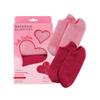 Barefoot Scientist Sleep On It Overnight Moisturizing Gel Socks, Nourish Your Feet, Sole Sisters, Red and Pink, 2 Pack view 1