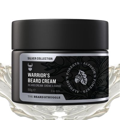 Beard Cream for Men by Beard Struggle -Alfheim's Forests Butter, Moisturizer & Softener for Men - Itch Relief, Hydration with Avocado & Jojoba Oils - Beard, Mustache & Corase Growth Cream, 50g