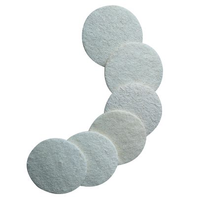30 pcs Exfoliating Loofah Face Pads Diameter for 2.75'' Natural Facial Body Scrubbers Facial Brush for Massage Face Cleaning Makeup Removal Removing Facial Masks and Makeup Bathing Loofah Sponge