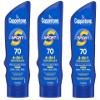 Coppertone Sunscreen Sport SPF 70, 4 in 1 Performance, 80 Minute Water Resistant, 7 fl oz (Pack of 3) view 1