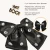 Scunci by Conair Bow Barrette w/Gem Stones - hair accessories - hair accessories for women - Holiday - Black bow - Black hair bows view 2