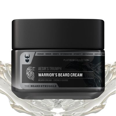 Beard Cream for Men by Beard Struggle - Itch Relief Softener & Moisturizer - Keep Your Beard Growth Hydrated & Refreshing - Platinum Collection, Aesir's Triumph - 50g