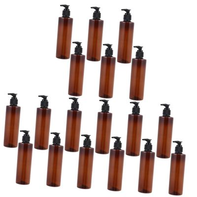 18 Pcs Clear Travel Bottles Shampoo Dispenser Bottle Foaming Dispenser Sample Bottles Cosmetic Hand Soap Dispenser Dispensers Screw Pump Body Wash/372