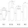 MAKEJ Washing Set Mouthwash Cup Ceramic Brushing Cup Bathroom Supplies Brushing Toothbrush Cup Household view 4