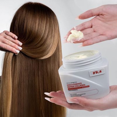 D'D&A Collagen Hair Treatment Deep Repair Conditioning Argan Oil Collagen Hair Mask Essence for Dry Damaged Hair All Hair Types 16.90 oz 500ml