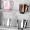 MAKEJ 4 Pieces of Teeth Brushing Cups Household Men's and Women's Tooth Cups Mouthwash Cups Tooth Cylinder Cups view 1