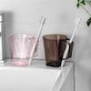 MAKEJ 4 Pieces of Teeth Brushing Cups Household Men's and Women's Tooth Cups Mouthwash Cups Tooth Cylinder Cups view 2