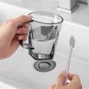 MAKEJ 4 Pieces of Teeth Brushing Cups Household Men's and Women's Tooth Cups Mouthwash Cups Tooth Cylinder Cups view 3